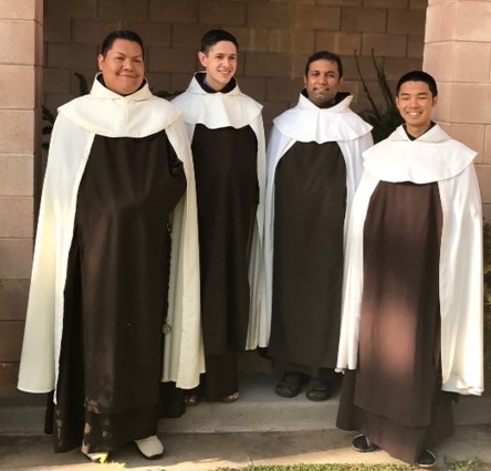 Four Men enter the Novitiate